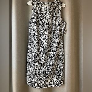 Old Navy Black Leopard Print Dress